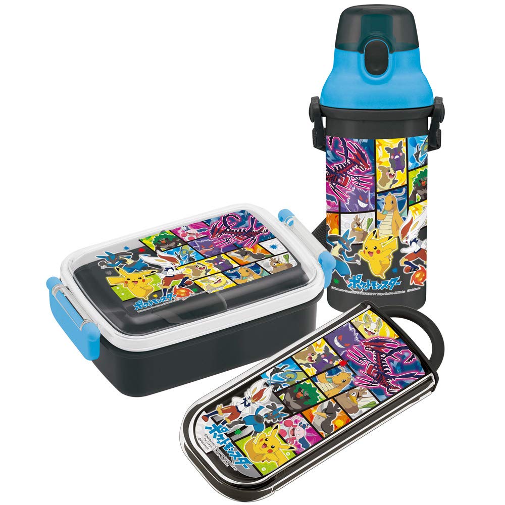 Skater 450ml Pokemon Pocket Monsters Children's Antibacterial Lunch Box Made in Japan- Japan Figure Store - #1 Bring To You The Best Japanese Goods