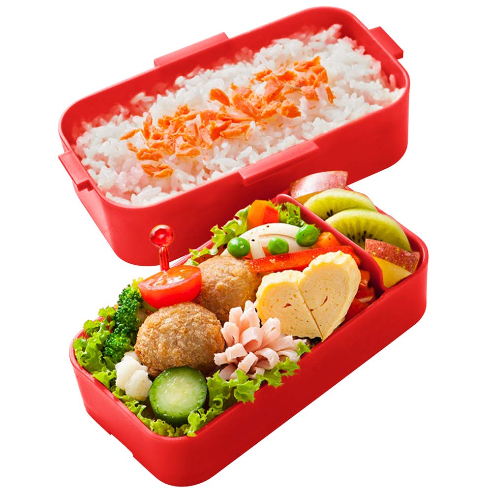 Skater Ag+ Antibacterial 2-Tier Lunch Box 600ml Snoopy Retro Made in Japan- Japan Figure Store - #1 Bring To You The Best Japanese Goods