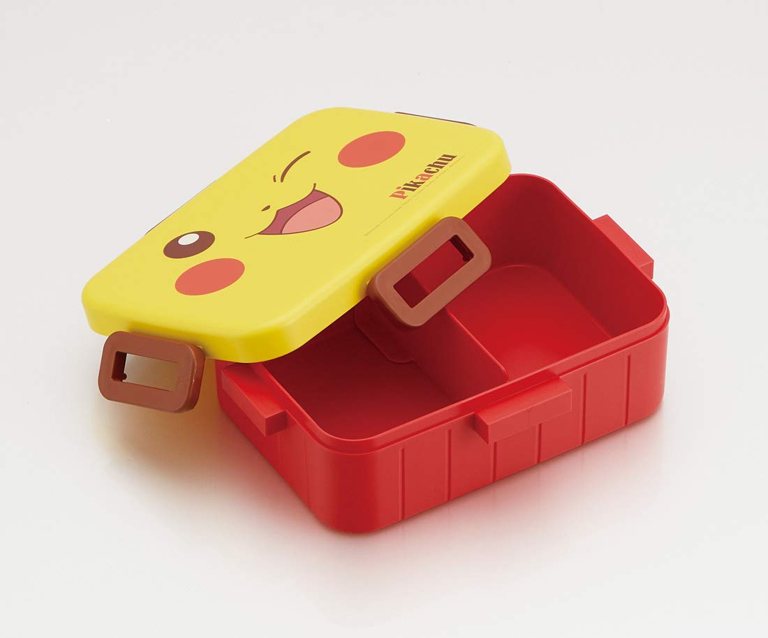 Skater Pikachu Pokemon Silver Ion Antibacterial 650Ml Lunch Box with 4-Point Lock- Japan Figure Store - #1 Bring To You The Best Japanese Goods