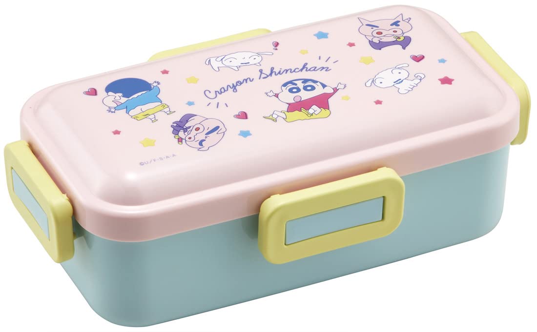 Skater Crayon Shin-Chan 530ml Lunch Box with Ag+ Antibacterial Dome Lid- Japan Figure Store - #1 Bring To You The Best Japanese Goods