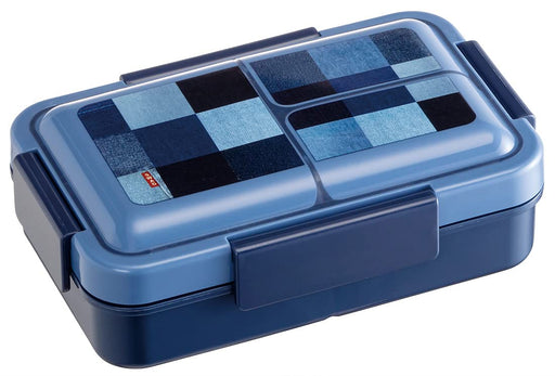 Skater Small Capacity 550ml Soft Lunch Box with 4-Point Lock and Antibacterial Gasket Denim- Japan Figure Store - #1 Bring To You The Best Japanese Goods