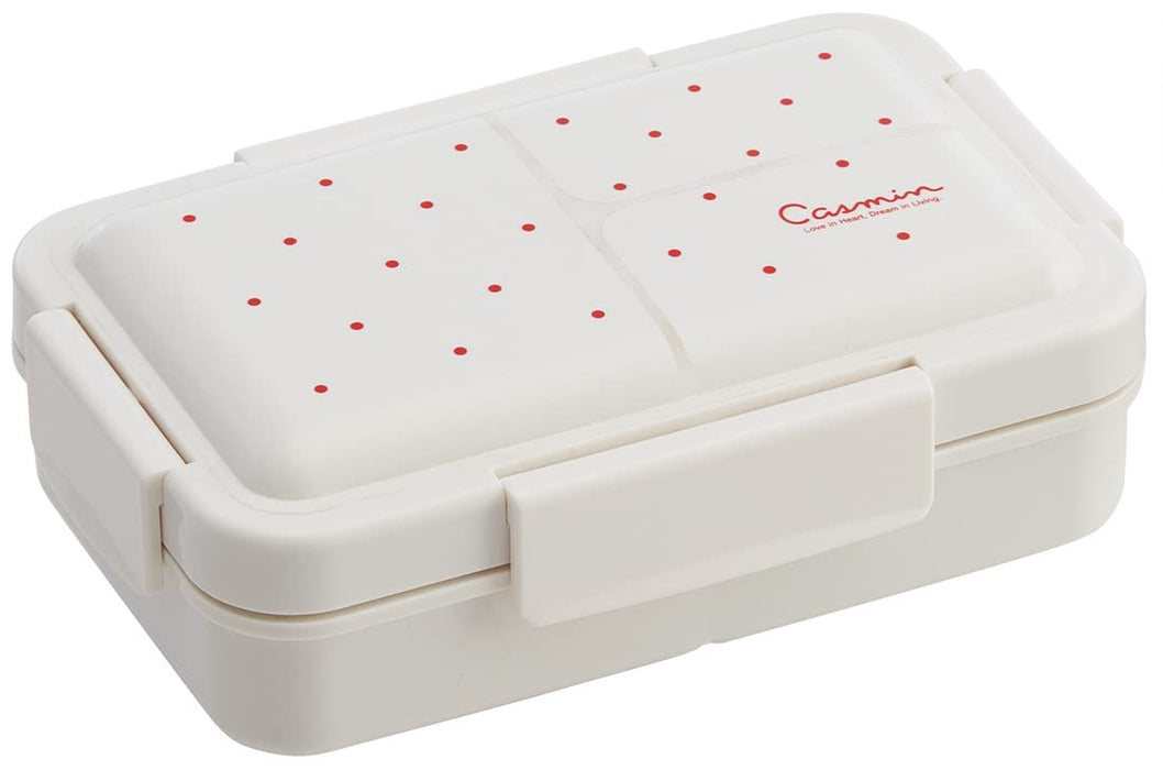 Skater 550ml Antibacterial Lunch Box with 4-point Lock Gasket in Casmin Ivory for Women- Japan Figure Store - #1 Bring To You The Best Japanese Goods