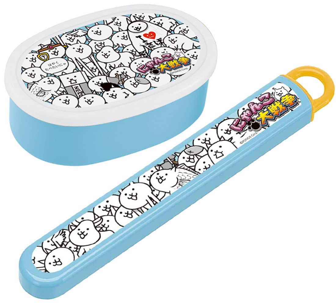 Skater Battle Cats Lunch Box Storage Containers Set of 3 Made in Japan- Japan Figure Store - #1 Bring To You The Best Japanese Goods