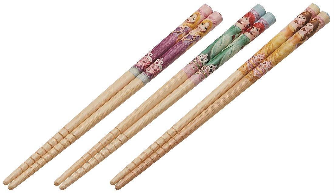 Skater Disney Princess Bamboo Chopsticks Set of 3 16.5cm Ant2T-A- Japan Figure Store - #1 Bring To You The Best Japanese Goods