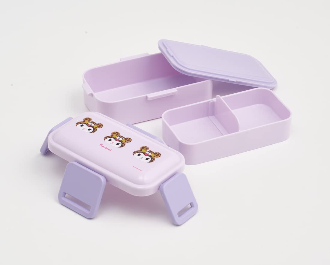 Skater Kuromi Headgear Sanrio Bento Box 600ml Antibacterial 2-Tier Dome Lid Made in Japan- Japan Figure Store - #1 Bring To You The Best Japanese Goods