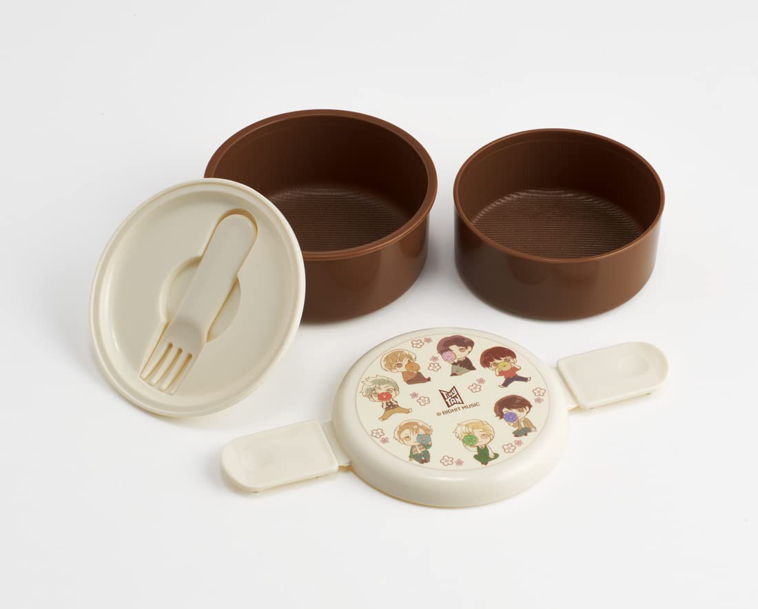 Skater Tinytan 500ml 2-Tier Round Bento Box Antibacterial Made in Japan- Japan Figure Store - #1 Bring To You The Best Japanese Goods