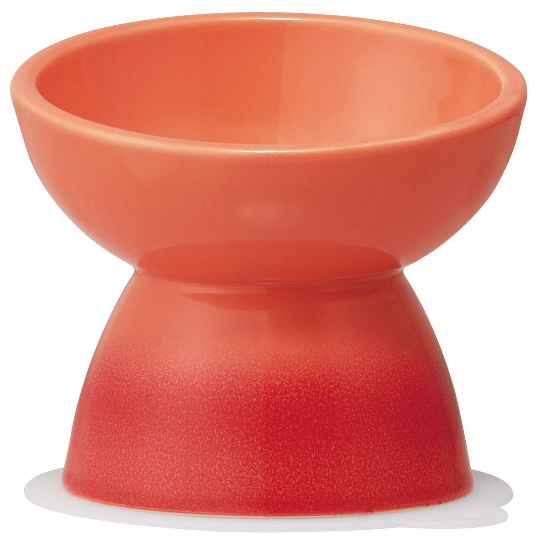 Skater Extra Small Dog Ceramic Food Bowl with Mat Orange- Japan Figure Store - #1 Bring To You The Best Japanese Goods