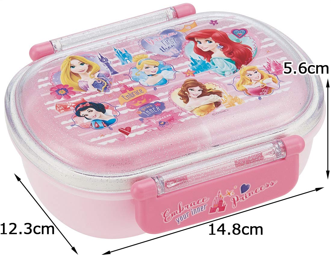 Skater Disney Princess 19 Children's 360ml Lunch Box- Japan Figure Store - #1 Bring To You The Best Japanese Goods