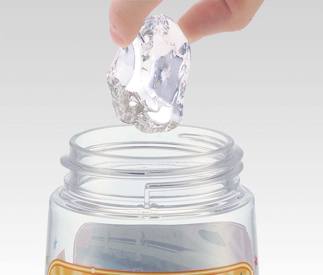 Skater Boys' 480ml Clear Water Bottle with Straw - Plarail 20 Child's Hydration- Japan Figure Store - #1 Bring To You The Best Japanese Goods