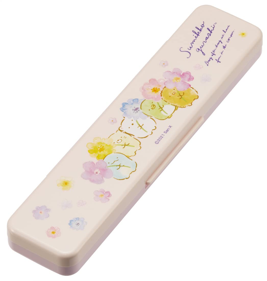 Skater Sumikko Gurashi Antibacterial Chopsticks and Spoon Set 18cm Made in Japan- Japan Figure Store - #1 Bring To You The Best Japanese Goods