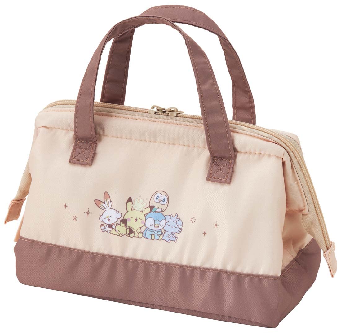 Skater Pokemon Poke Piece Insulated Lunch Bag - Compact Cooling Purse- Japan Figure Store - #1 Bring To You The Best Japanese Goods