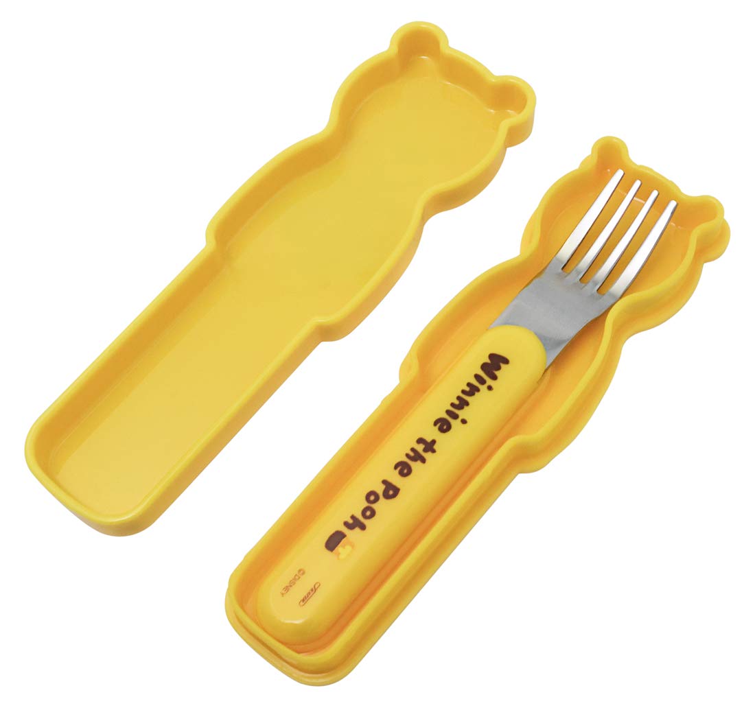 Skater Winnie the Pooh Disney 13cm Die Cut Fork Case Set- Japan Figure Store - #1 Bring To You The Best Japanese Goods