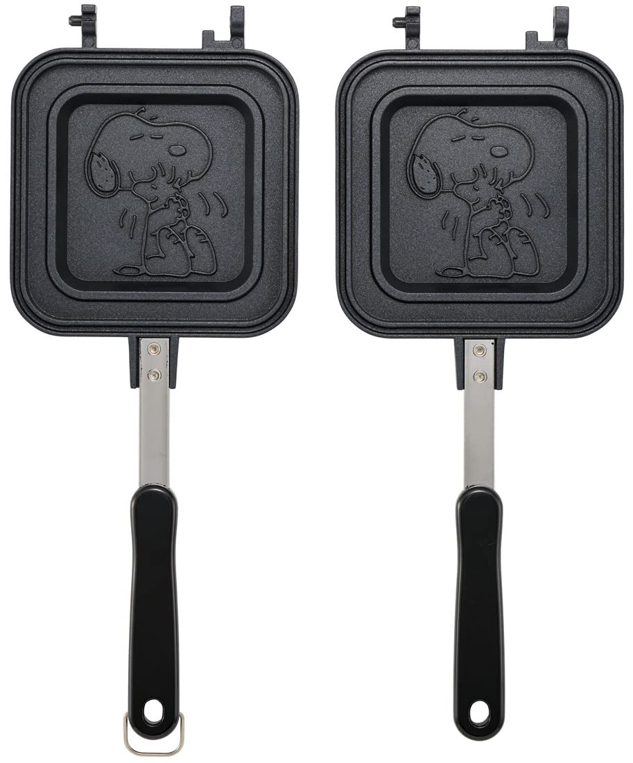 Skater Snoopy Aluminum Hot Sandwich Maker - Direct Flame Easy Clean - Alhos1-A- Japan Figure Store - #1 Bring To You The Best Japanese Goods