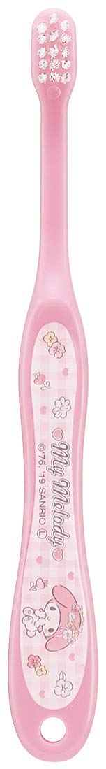 Skater Infant Soft Toothbrush for 0-3 Years My Melody Flower Wreath 15cm- Japan Figure Store - #1 Bring To You The Best Japanese Goods