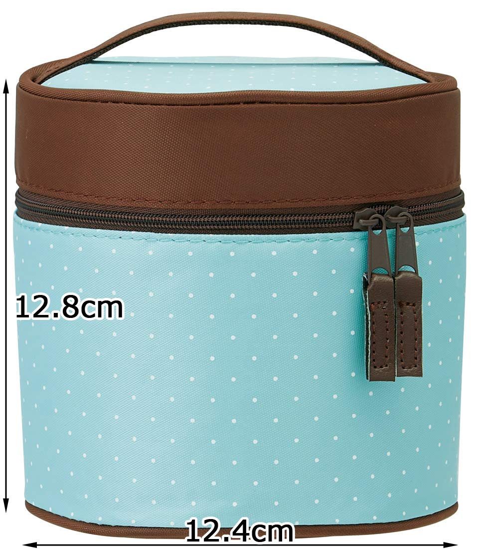 Skater Blue Insulated Lunch Box 480ml - Rice Bowl Type Stlb0 - Diameter 12.4 x Height 12.8cm- Japan Figure Store - #1 Bring To You The Best Japanese Goods
