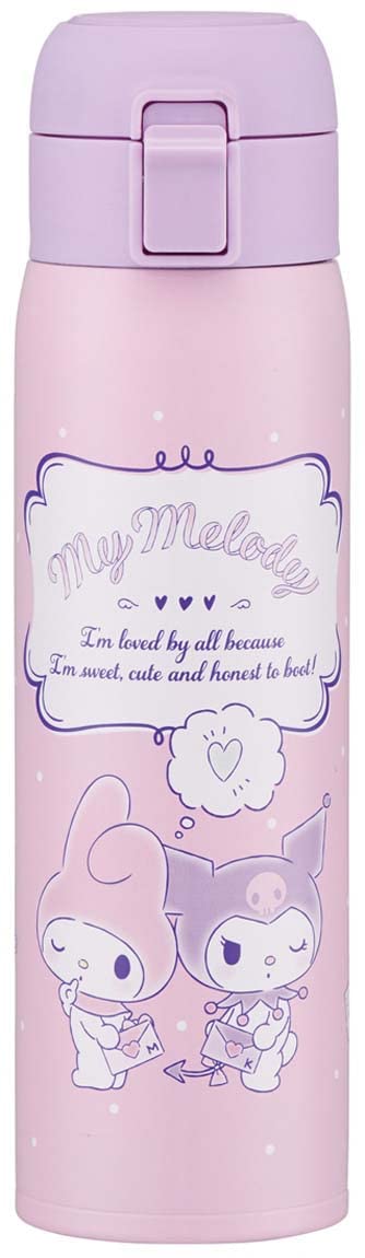 Skater 480ml Insulated Stainless Steel Mug Bottle - Cute Sanrio Adult My Melody & Kuromi- Japan Figure Store - #1 Bring To You The Best Japanese Goods