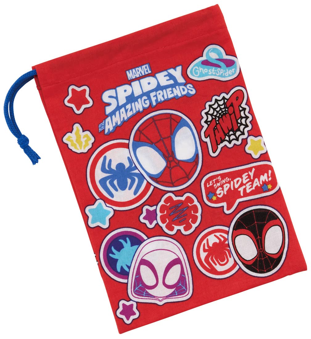 Skater Spider-Man Marvel Boys Lunch Box Set 21x15cm Made in Japan KB62-A- Japan Figure Store - #1 Bring To You The Best Japanese Goods
