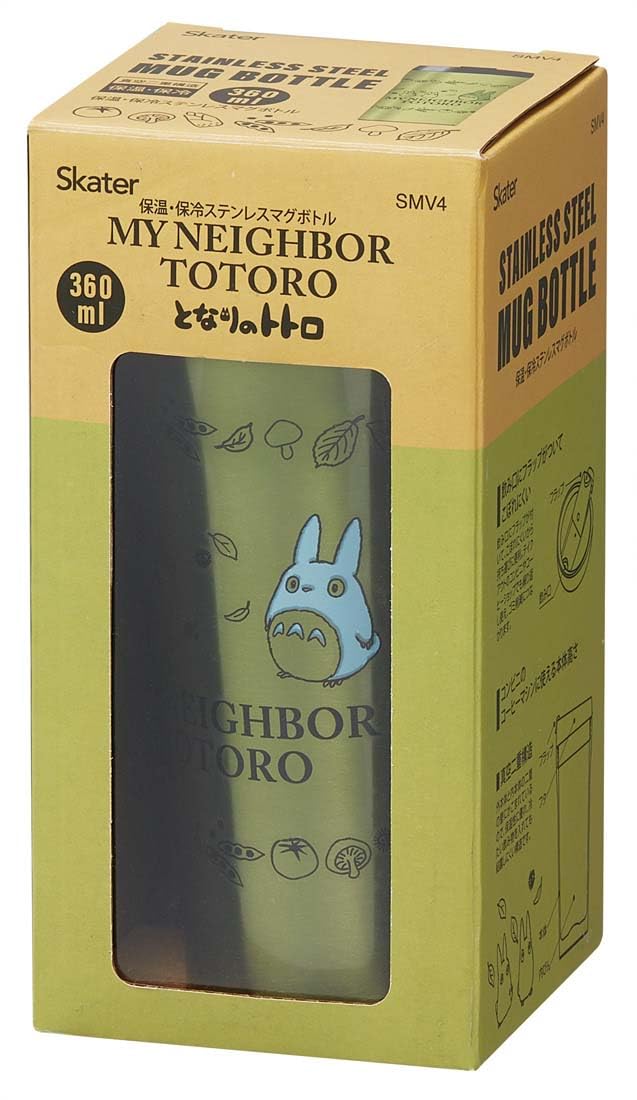 Skater Totoro 360ml Water Bottle Coffee Compatible My Neighbor Mug SMV4-A- Japan Figure Store - #1 Bring To You The Best Japanese Goods