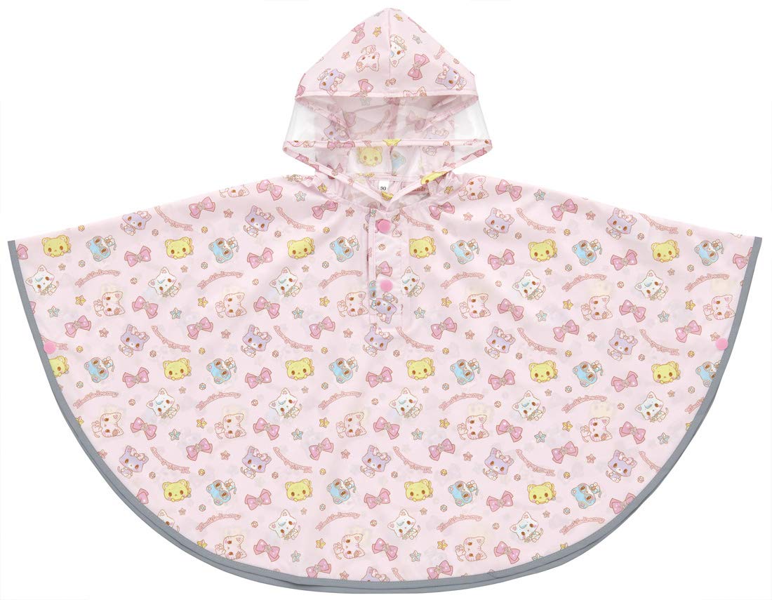 Skater Mewkledreamy Rain Poncho for Girls Kids' Raincoat Suitable for Height 80-100cm- Japan Figure Store - #1 Bring To You The Best Japanese Goods