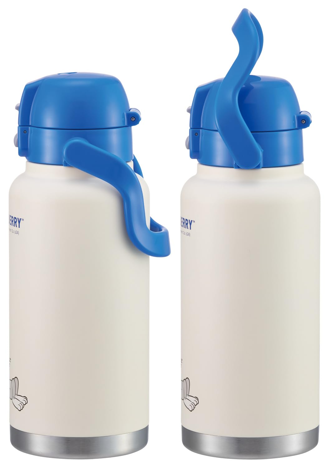 Skater 1000ml Stainless Steel Water Bottle with Handle Tom and Jerry Design