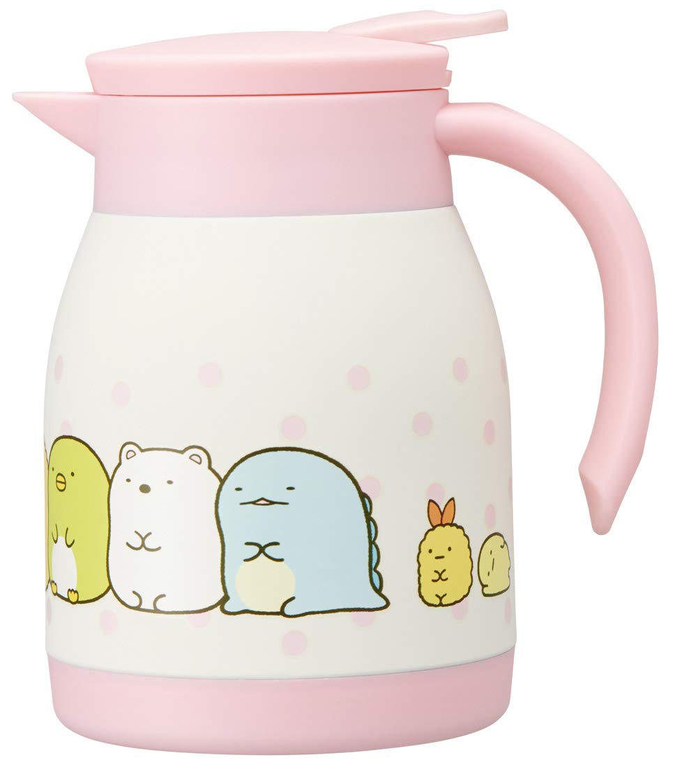 Skater Sumikko Gurashi 600ml Stainless Steel Double-Walled Vacuum Tabletop Thermos- Japan Figure Store - #1 Bring To You The Best Japanese Goods