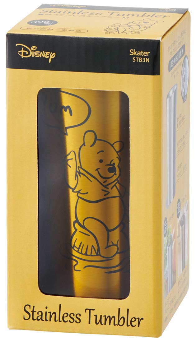 Skater Winnie The Pooh Disney 300ml Stainless Steel Tumbler Stb3N- Japan Figure Store - #1 Bring To You The Best Japanese Goods
