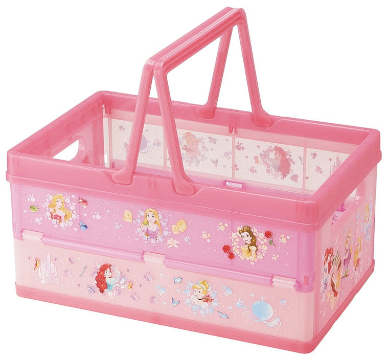 Skater Princess Folding Storage Box Basket 38X25X19.5 cm - Ideal Space Saver BWOT13-A- Japan Figure Store - #1 Bring To You The Best Japanese Goods