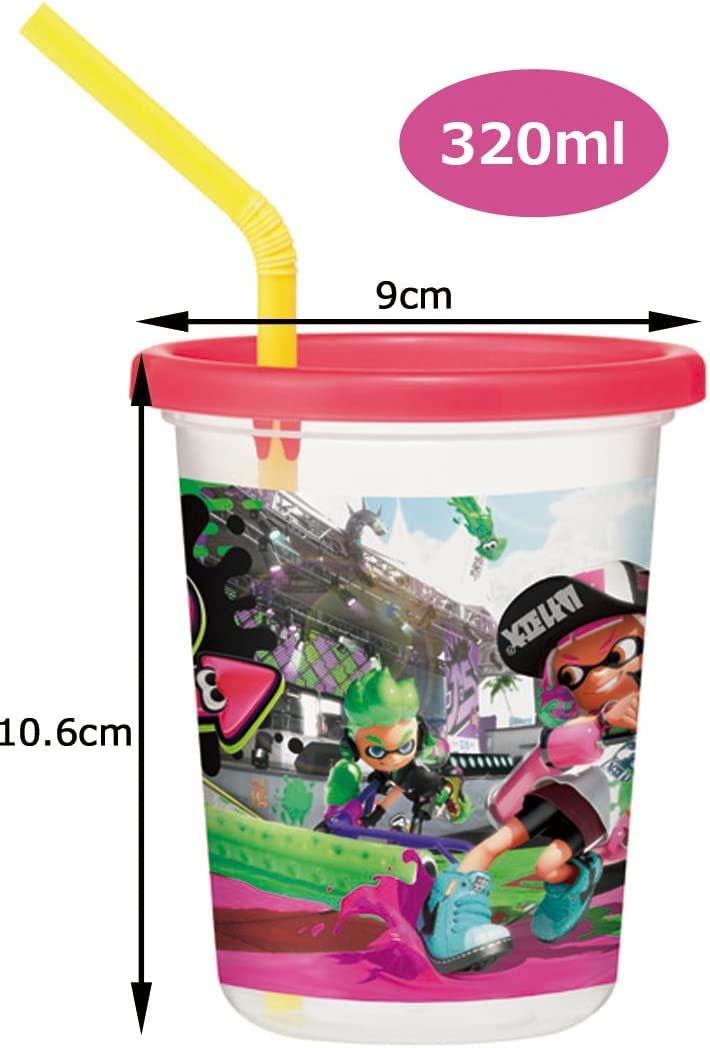 Skater Splatoon 2 Tumbler with Straw 320ml Sih3St - Made in Japan- Japan Figure Store - #1 Bring To You The Best Japanese Goods
