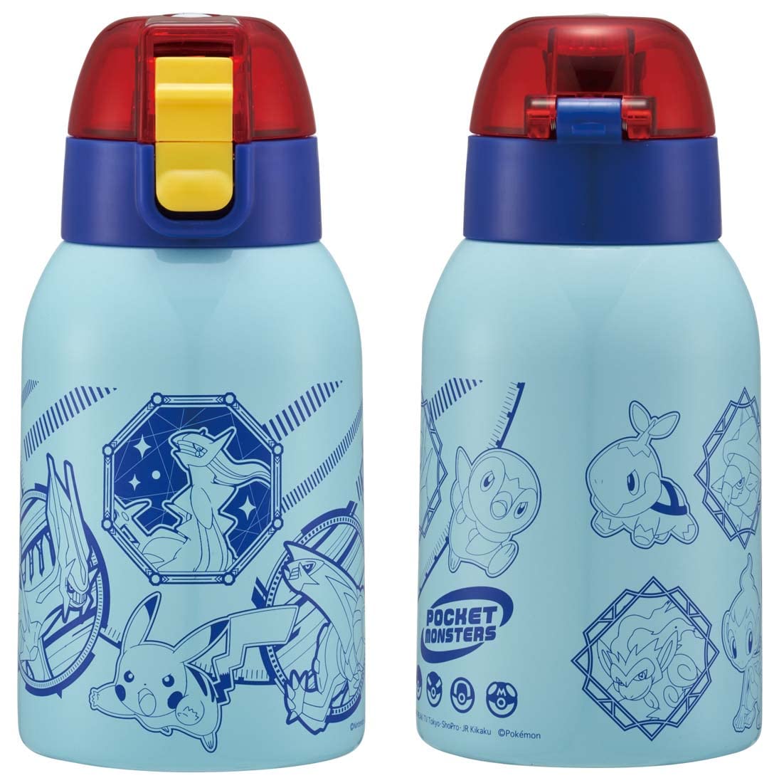 Skater Pokemon Kids Water Bottle 400ml Stainless Steel with Cover- Japan Figure Store - #1 Bring To You The Best Japanese Goods