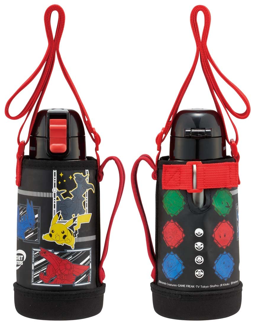Skater Pokemon Stainless Steel Water Bottle 600ml with Cover for Kids Kstch6-A- Japan Figure Store - #1 Bring To You The Best Japanese Goods
