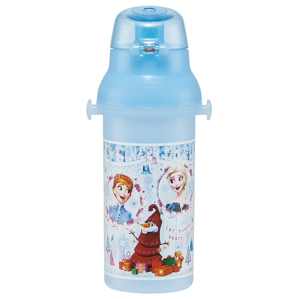 Skater Disney Frozen Lightweight 480ml Water Bottle for Children Antibacterial and Made in Japan- Japan Figure Store - #1 Bring To You The Best Japanese Goods
