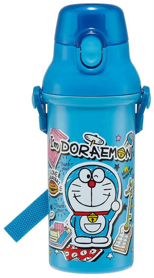 Skater Doraemon 480Ml Antibacterial Kids Water Bottle Japanese Made Plastic- Japan Figure Store - #1 Bring To You The Best Japanese Goods