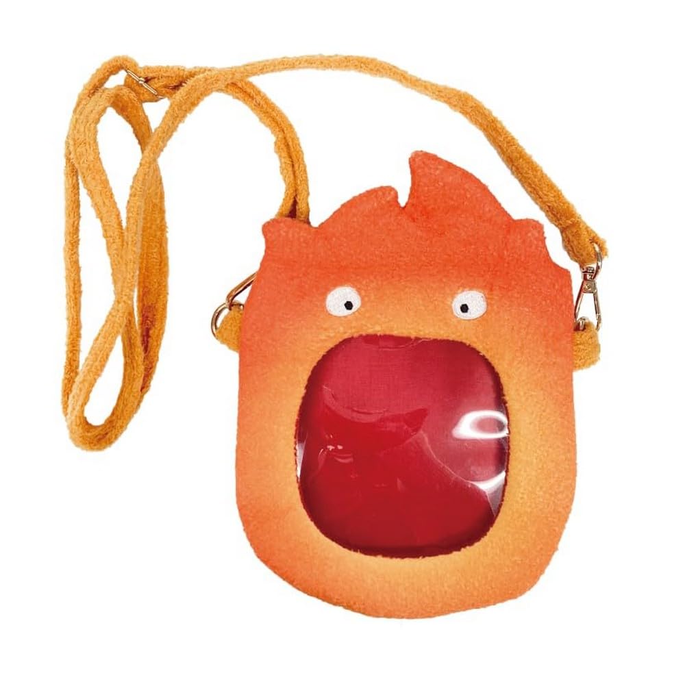 Ensky Studio Ghibli Howls Moving Castle Calcifer Pochette Bag- Japan Figure Store - #1 Bring To You The Best Japanese Goods