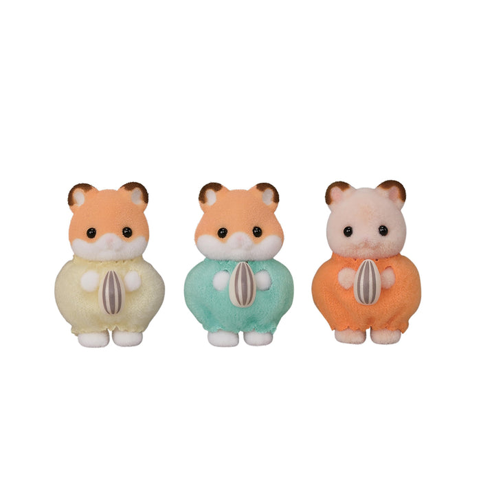 Epoch Sylvanian Families Hamster Family Doll Set Ages 3+ Certified