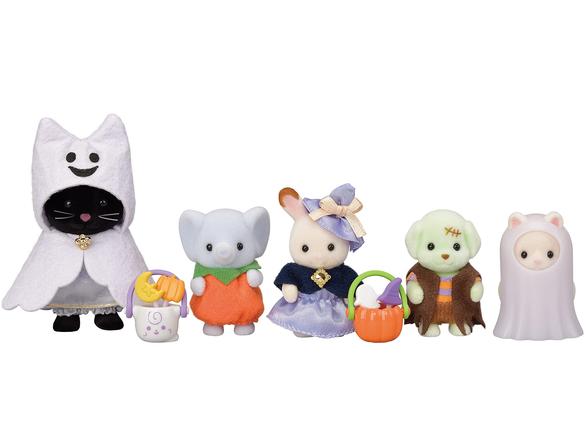 Epoch Sylvanian Families Halloween Night Parade Set for Ages 3+ Toy Dollhouse Se-207- Japan Figure Store - #1 Bring To You The Best Japanese Goods