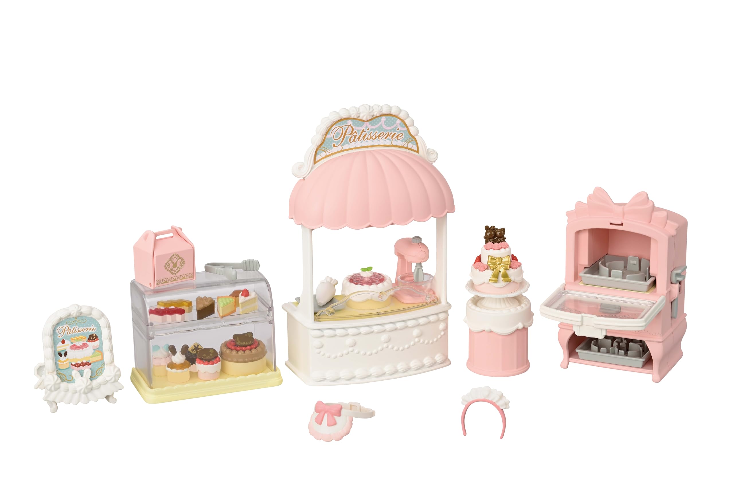 Epoch Sylvanian Families Sweet Patissier First Cake Shop Set Ages 3 And Up- Japan Figure Store - #1 Bring To You The Best Japanese Goods