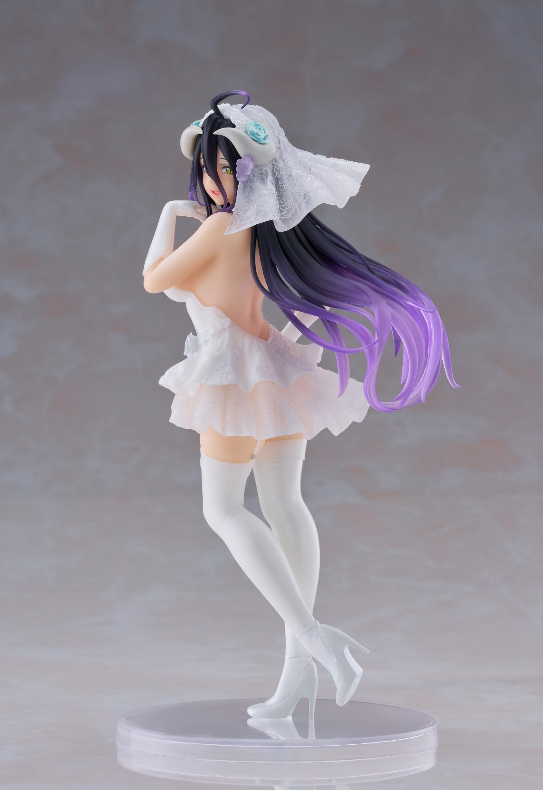 Taito Overlord Coreful Figure Albedo Wedding Version Collectible Model