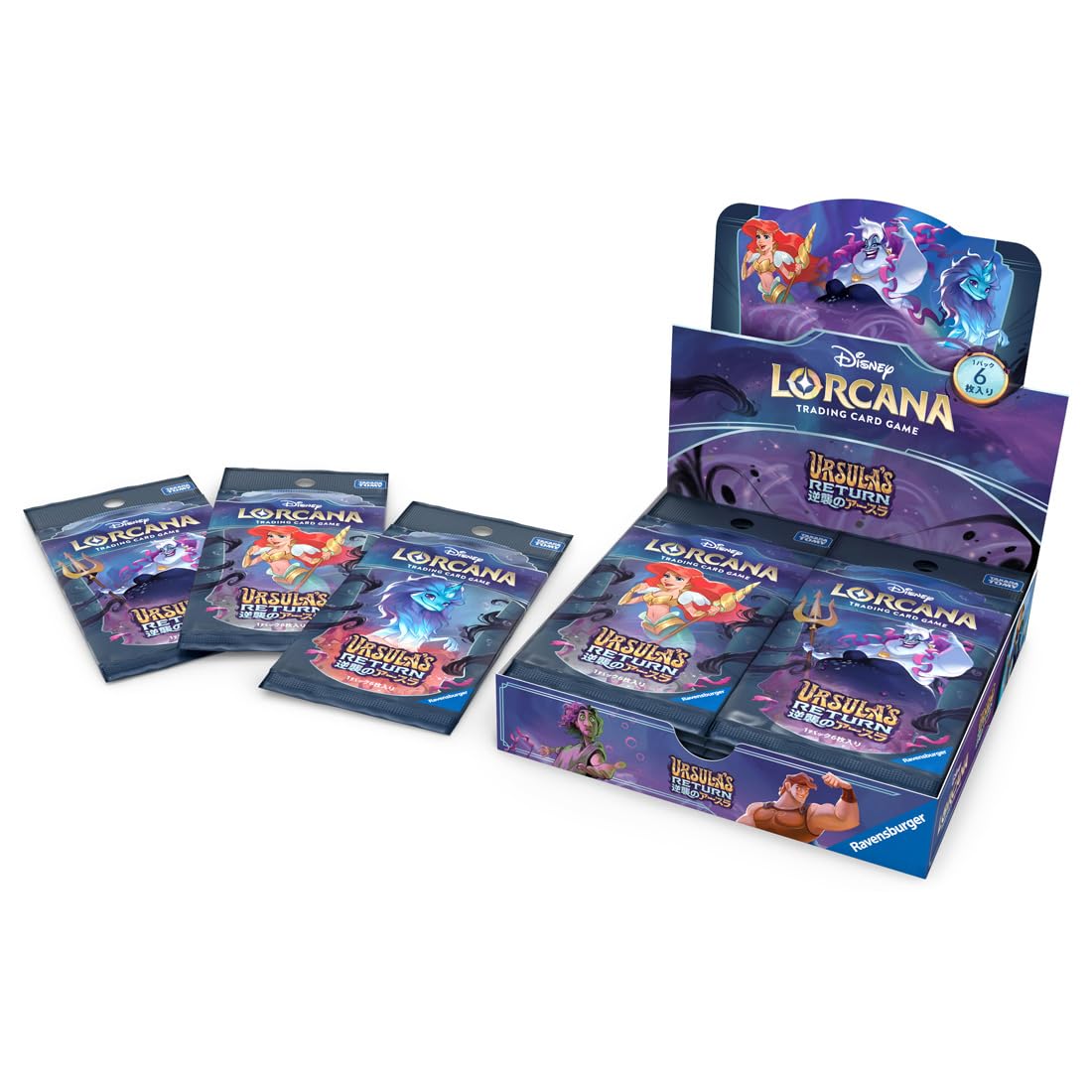 Takara Tomy Disney Lorcan Japanese Trading Card Game Ursula Booster Box