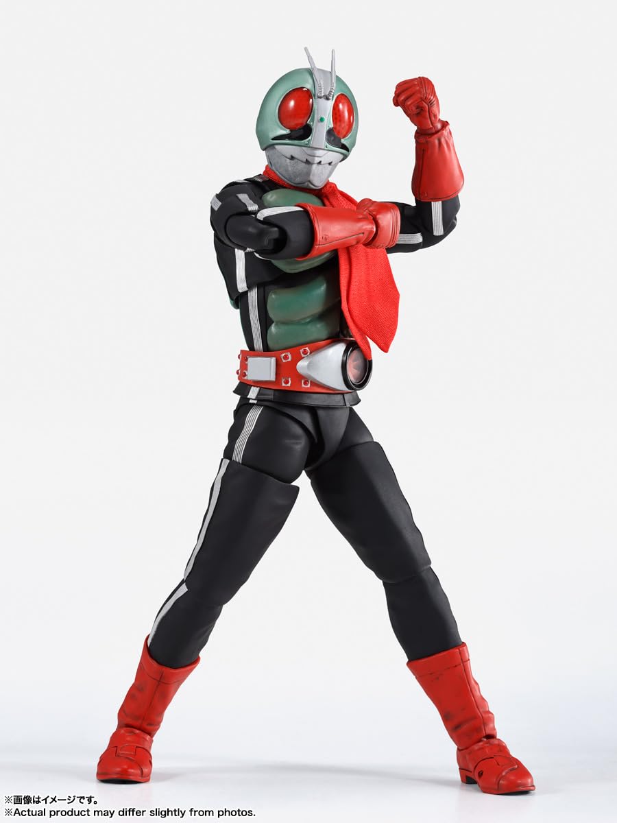 Tamashii Nations Sh Figuarts Kamen Rider No.2 Glorious Showa Edition 145mm Figure