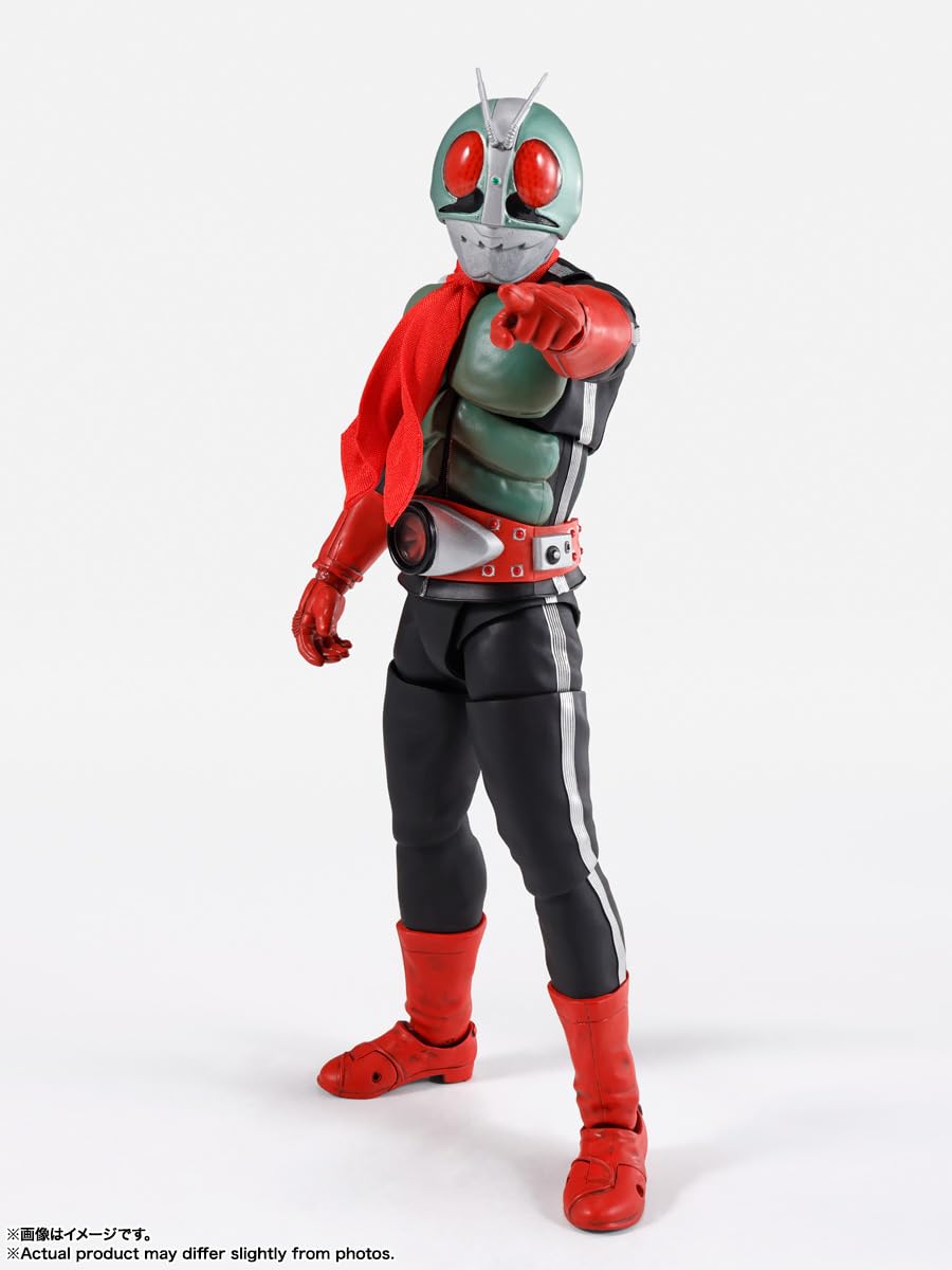 Tamashii Nations Sh Figuarts Kamen Rider No.2 Glorious Showa Edition 145mm Figure