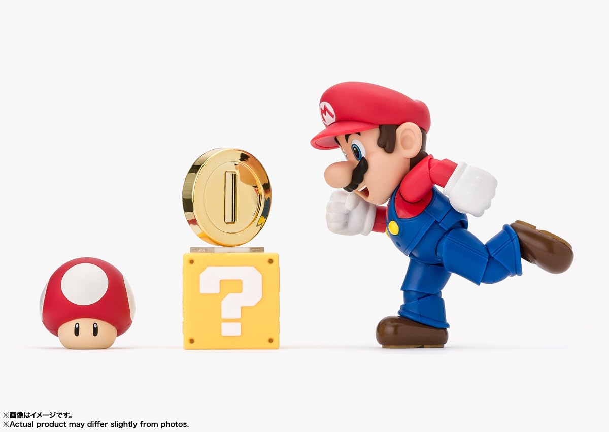 Tamashii Nations SHFiguarts Super Mario 100mm Movable ABS PVC Figure
