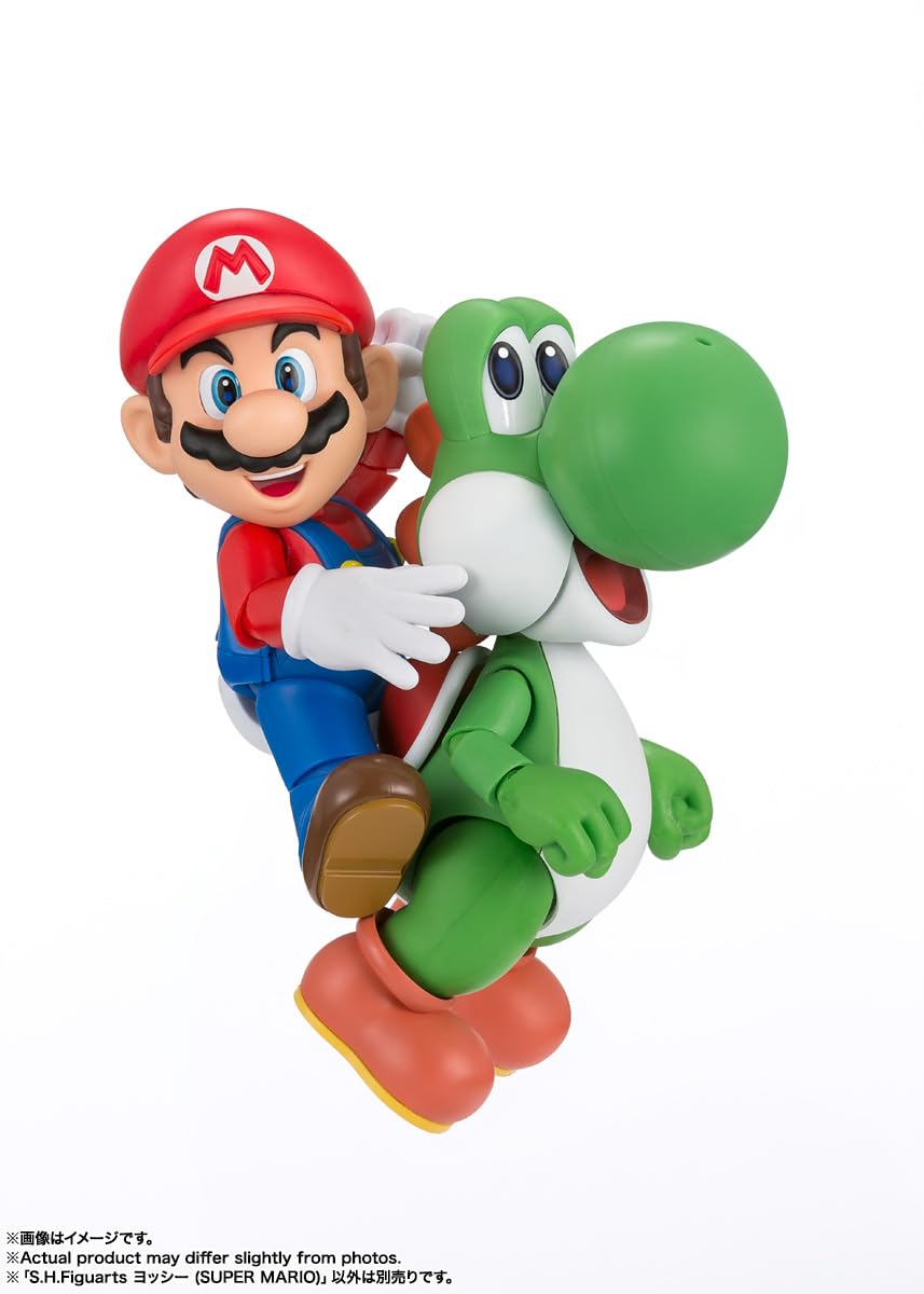 Tamashii Nations Super Mario Yoshi 110mm Movable Figure ABS PVC SHFiguarts