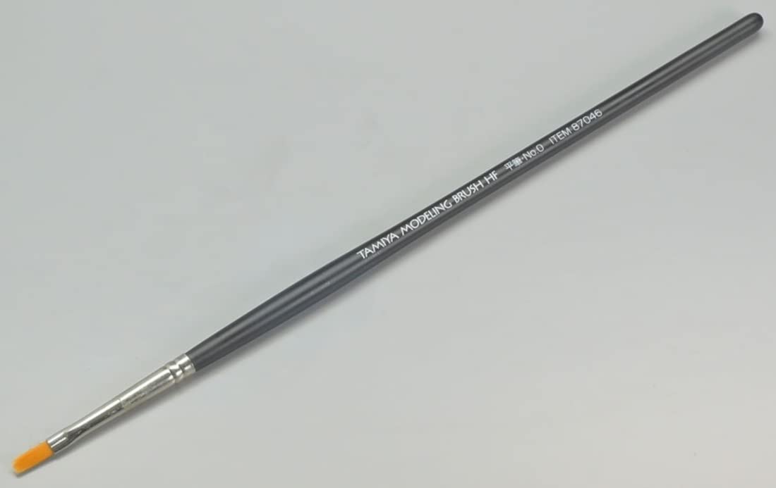 Tamiya Modeling Brush HF Flat Brush No. 0 – Premium Quality 87046- Japan Figure Store - #1 Bring To You The Best Japanese Goods