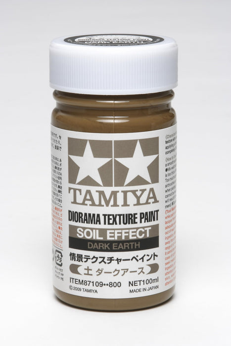 Tamiya Diorama Texture Paint Dark Earth 87109 - High-Quality Model Paint- Japan Figure Store - #1 Bring To You The Best Japanese Goods