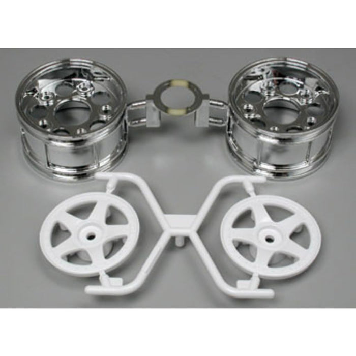 Tamiya R/C 2-Piece 5-Spoke Wheel Wide | Durable High-Performance Replacement- Japan Figure Store - #1 Bring To You The Best Japanese Goods