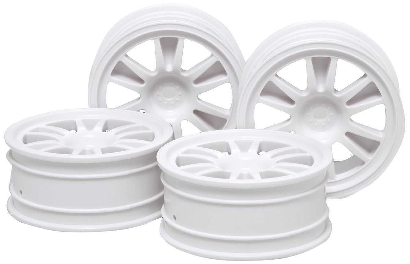 Tamiya 51299 Medium Narrow 12 Spoke Wheels 24mm +2 4 Pieces- Japan Figure Store - #1 Bring To You The Best Japanese Goods