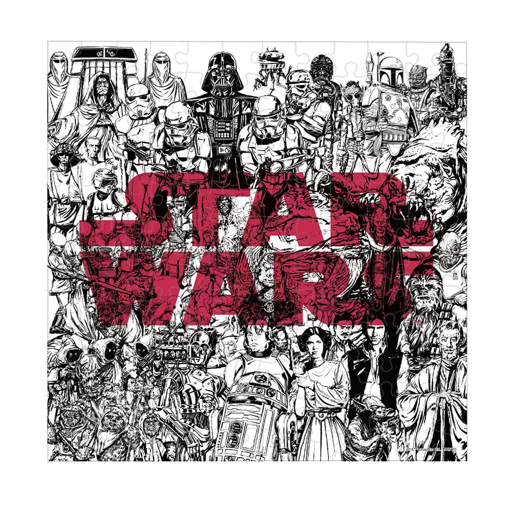 Tenyo 144-Piece Star Wars Jigsaw Puzzle with Panel 24x24cm Made in Japan