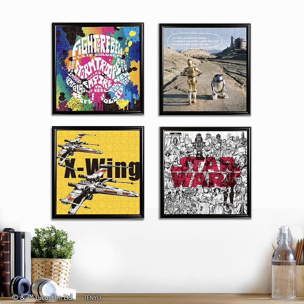 Tenyo 144-Piece Star Wars Jigsaw Puzzle with Panel 24x24cm Made in Japan