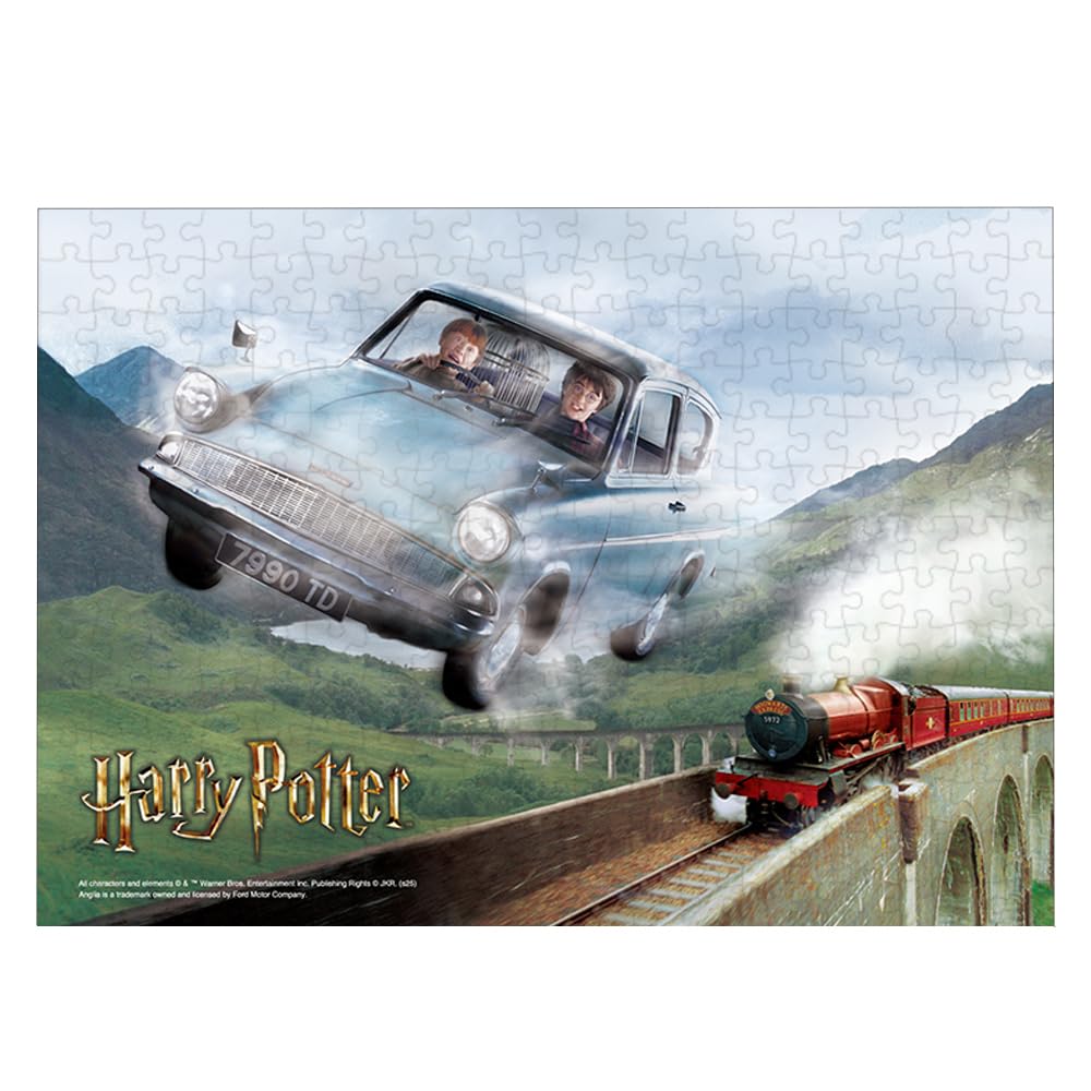 Tenyo 266-Piece Stained Art Jigsaw Puzzle Harry Potter with Frame & Stand