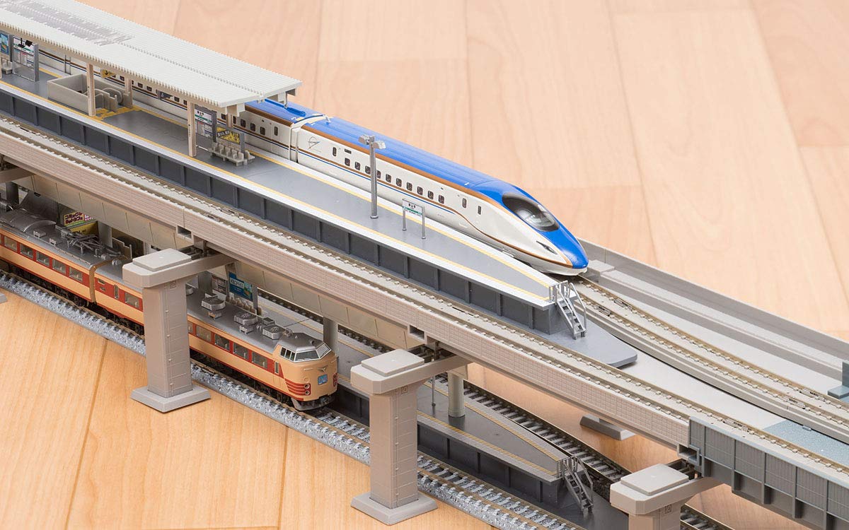 Tomytec Tomix N Gauge Elevated Double Track Multi-Level Station Set 91043- Japan Figure Store - #1 Bring To You The Best Japanese Goods